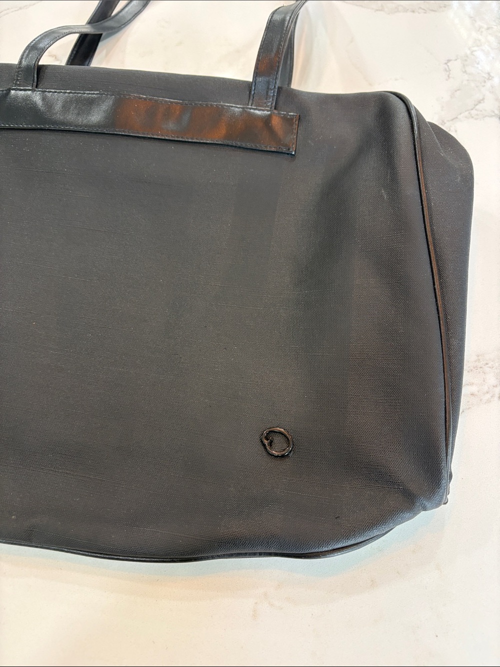 Oscar de la Renta Black Laptop Tote Bag - Picture 2 of 11